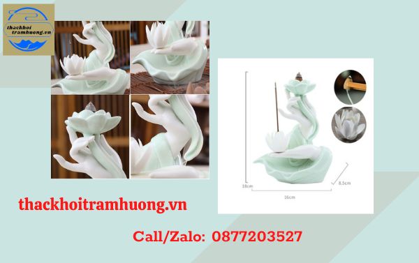 thác khói trầm hương tay phật ngọc thác khói trầm hương tay phật ngọc