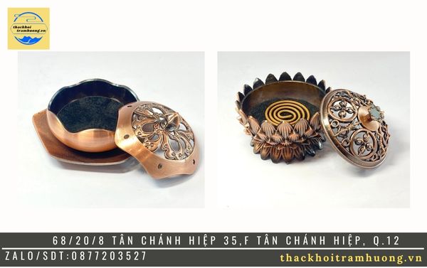 lư xông trầm hương bằng đồng hoa sen lư xông trầm hương bằng đồng hoa sen
