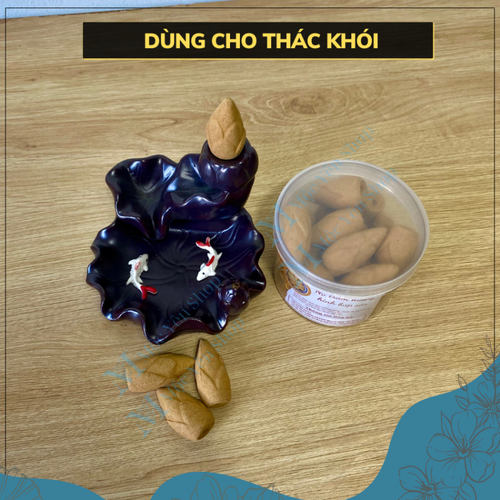 Hộp 20 Nụ Trầm Hương Hình Búp Sen Tỏa Khói Ngược – Nụ Trầm Cao Cấp Xông Nhà Thơm Phòng, Thanh Lọc Không Khí, An Toàn Sức Khỏe