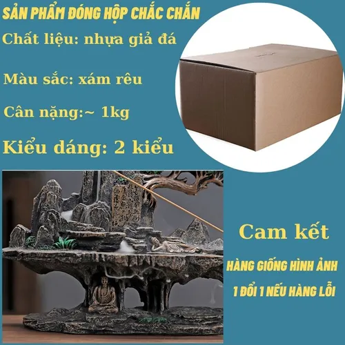 Thác khói trầm hương mẫu lớn