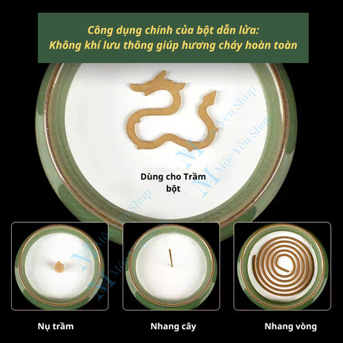 Bột Dẫn Lửa Đốt Trầm Bột Cao Cấp – Tro Nền Làm Thác Trầm Hương Đạo Phong Thủy, Đồ Thờ Cúng Cao Cấp (Hộp 60g)