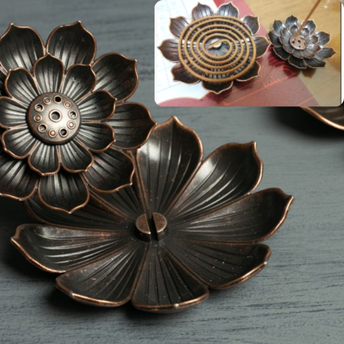 Đế Cắm Nhang Hình Hoa Sen 3 Tầng