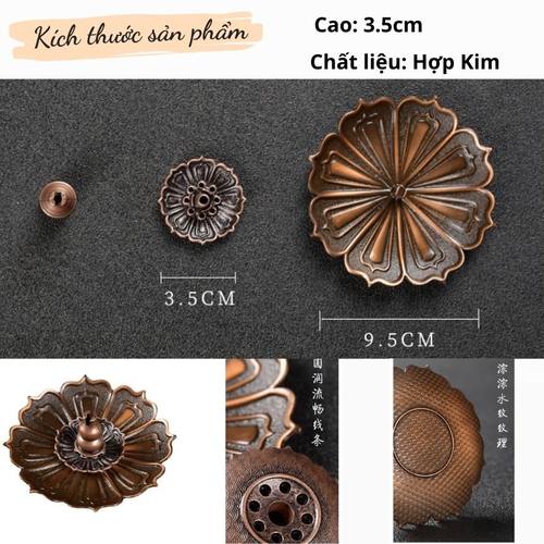 Đế Cắm Nhang Hình Hoa Sen