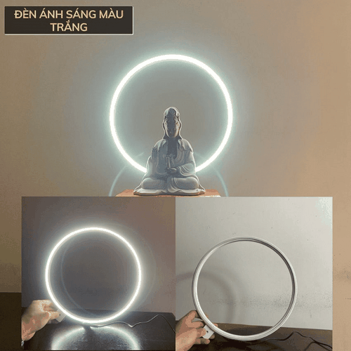 Đèn Hào Quang Neon Đặt Sau Tượng Phật – Nhiều Size, Nhiều Màu