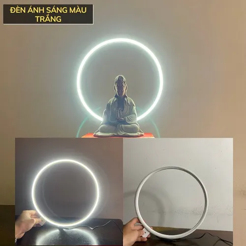 Đèn Hào Quang Neon Đặt Sau Tượng Phật Hoặc Tượng Công Giáo Với Nhiều Màu Nhiều Size Chọn Lựa