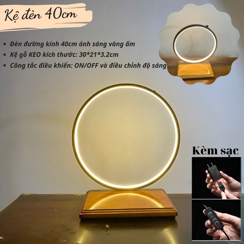 Kệ Đèn Hào Quang Size Lớn 40cm - 50cm Đặt Tượng Phật, Tượng Gốm Trang Trí Ban Thờ Cao Cấp