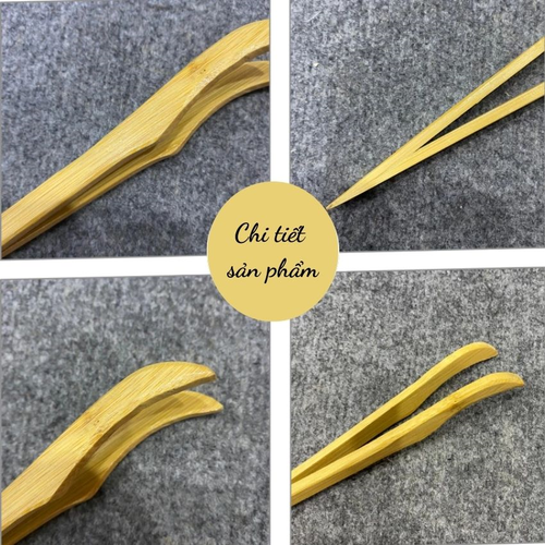 Kẹp Gắp Chén Trà Bằng Tre Tự Nhiên Cao Cấp – Kẹp Gắp Nụ Trầm Hương Đa Năng