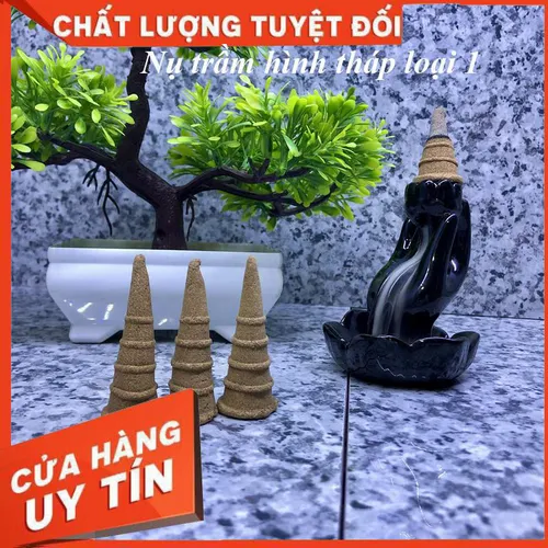 Hộp 30 Nụ trầm hương hình tháp  cao cấp