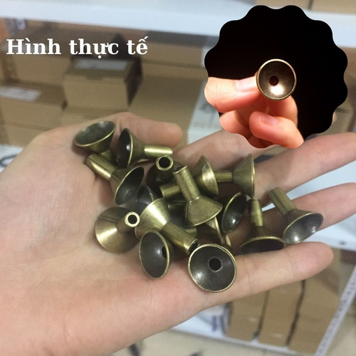 Đế Trụ Đồng Đặt Nhang Nụ Trầm Hương Cao Cấp – Phễu Đồng Đốt Nụ Trầm Khói Ngược
