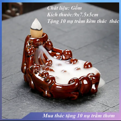 Thác khói trầm hương mẫu Thác Khói Sóng Ngược