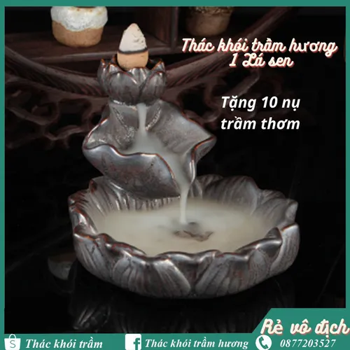 Thác khói trầm hương  1 Lá Sen