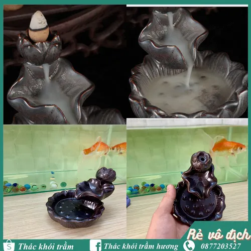 Thác khói trầm hương  1 Lá Sen