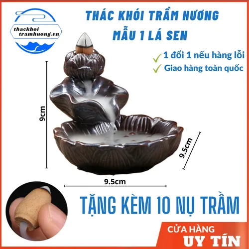 Thác khói trầm hương  1 Lá Sen