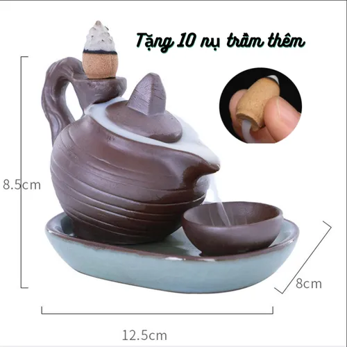 Thác Khói Trầm Hương Mẫu Ấm Trà
