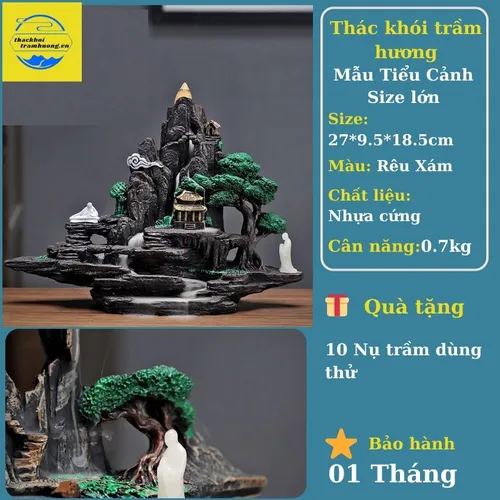 Thác khói trầm hương Tiểu cảnh size lớn