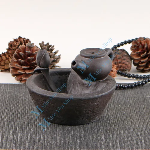 Thác Khói Trầm Hương Ấm Trà Mini