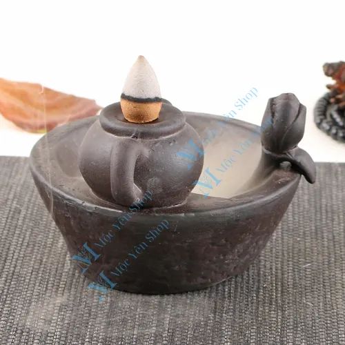 Thác Khói Trầm Hương Ấm Trà Mini