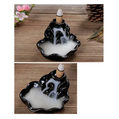 Thác khói trầm hương Mẫu Ba Lá Sen 