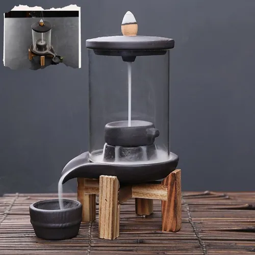 Thác khói trầm hương Mẫu Cối Xay tặng kèm phụ kiện