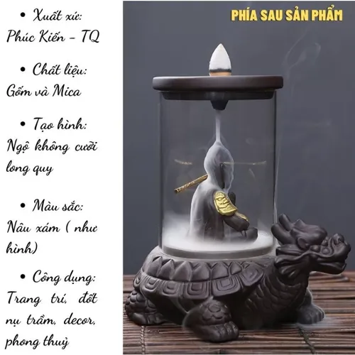 Thác Khói Trầm Hương Mẫu Ngộ Không Cưỡi Long Quy