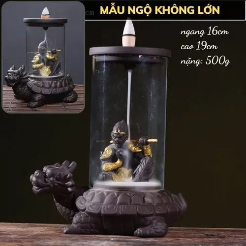 Thác Khói Trầm Hương Mẫu Ngộ Không Cưỡi Long Quy