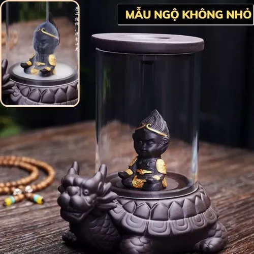 Thác Khói Trầm Hương Mẫu Ngộ Không Cưỡi Long Quy