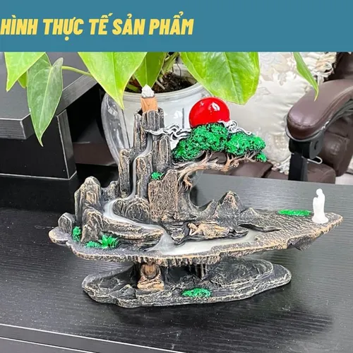 Thác khói trầm hương mẫu lớn