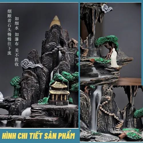 Thác khói trầm hương Tiểu cảnh size lớn
