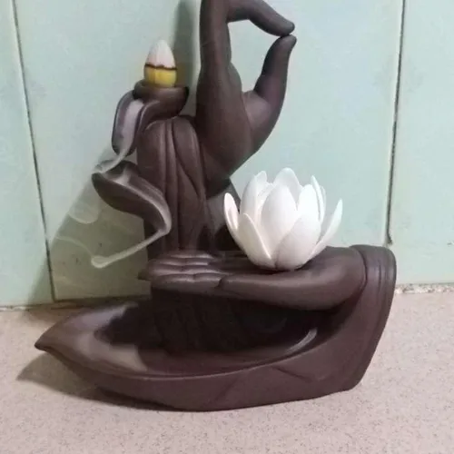 Thác khói trầm hương Tay Phật Thủ Ấn 