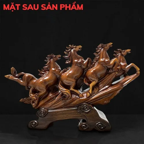 Tượng Bát Mã Truy Phong – Tượng Phong Thủy Mã Đáo Thành Công Trang Trí Phòng Khách, Quà Tặng Tân Gia Khai Trương