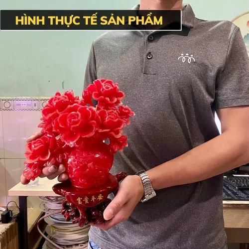 Tượng Hoa Mẫu Đơn Phú Quý – Biểu Tượng Phong Thủy Chiêu Tài, Hút Lộc, Mang Lại May Mắn & Bình An