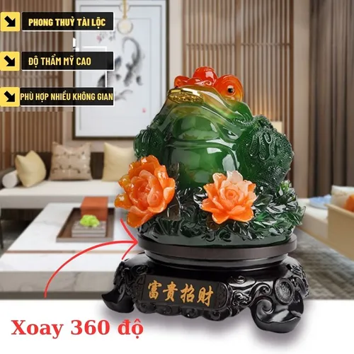 Tượng Cóc Ngậm Tiền Vàng Phong Thuỷ – Thiềm Thừ Chiêu Tài Lộc, Mang May Mắn Bình An