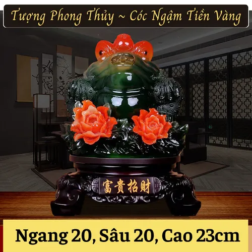 Tượng Cóc Ngậm Tiền Vàng Phong Thuỷ – Thiềm Thừ Chiêu Tài Lộc, Mang May Mắn Bình An