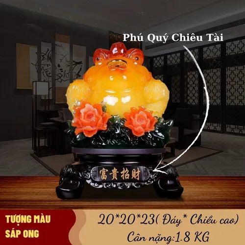 Tượng Cóc Ngậm Tiền Vàng Phong Thuỷ – Thiềm Thừ Chiêu Tài Lộc, Mang May Mắn Bình An