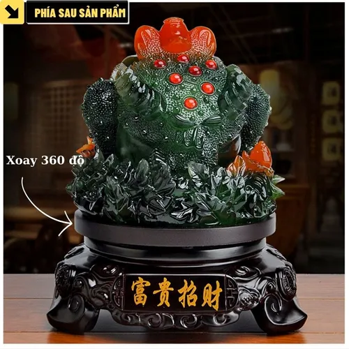 Tượng Cóc Ngậm Tiền Vàng Phong Thuỷ – Thiềm Thừ Chiêu Tài Lộc, Mang May Mắn Bình An