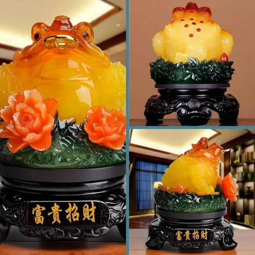 Tượng Cóc Ngậm Tiền Vàng Phong Thuỷ – Thiềm Thừ Chiêu Tài Lộc, Mang May Mắn Bình An