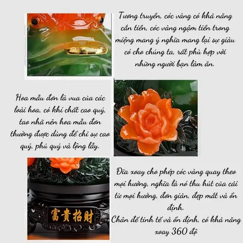 Tượng Cóc Ngậm Tiền Vàng Phong Thuỷ – Thiềm Thừ Chiêu Tài Lộc, Mang May Mắn Bình An