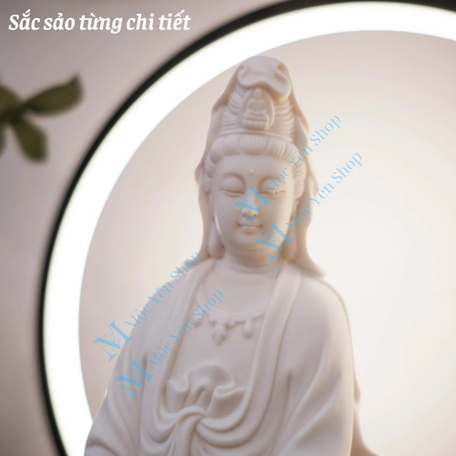 Tượng Quan Âm Bồ Tát Đứng 29cm – Tượng Phật Quan Âm Trang Trí Bàn Thờ, Phòng Thiền