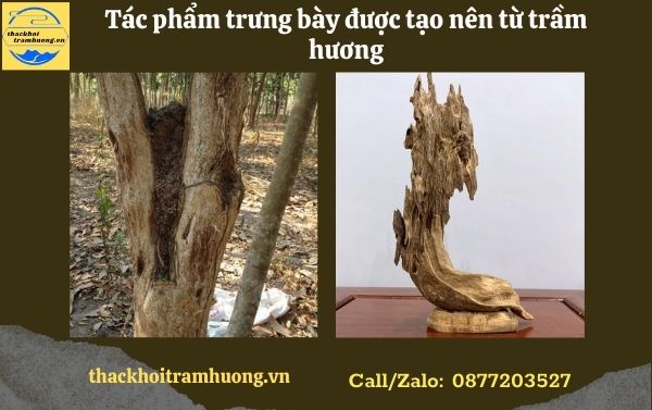 tác phẩm trưng bày đẹp mắt từ trầm hương tác phẩm trưng bày đẹp mắt từ trầm hương