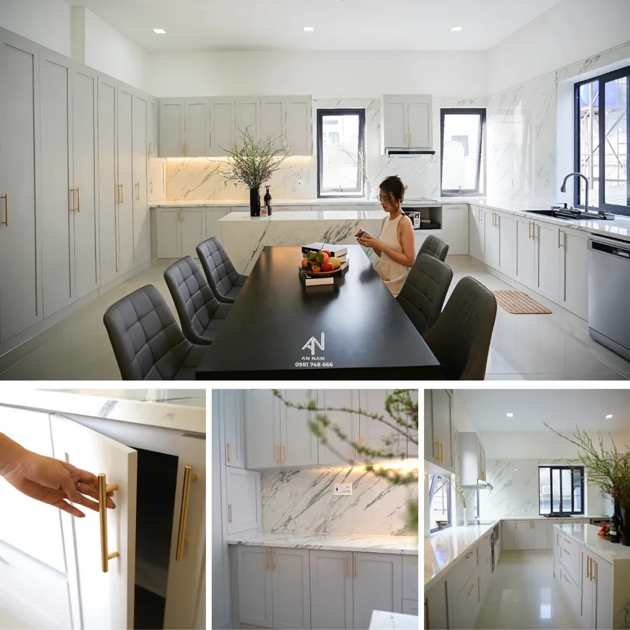 CẢI TẠO TỦ BẾP SHAKER