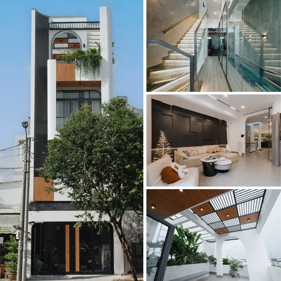 Nhà phố 4 tầng với phòng gym và hồ bơi trong nhà - Cần Thơ