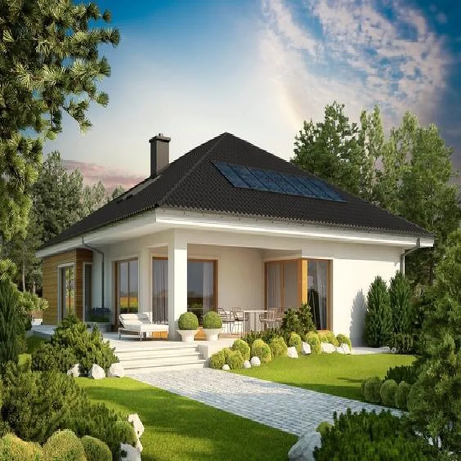 8  Mẫu cấp 4 giả biệt thự vườn  TUYỆT ĐẸP