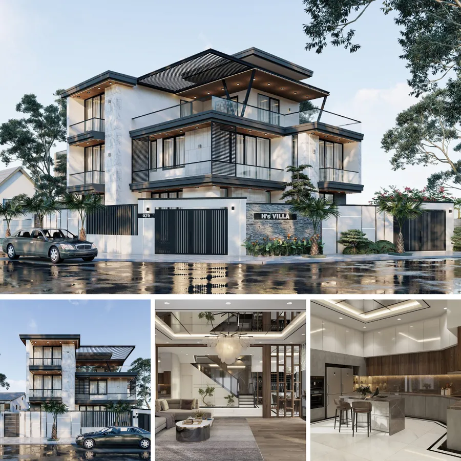 Biệt thự cô Hiền - KDC Nam Long
