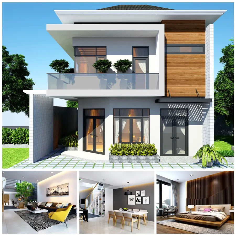 Mẫu nhà phố hiện đại đẹp khó cưỡng 2017