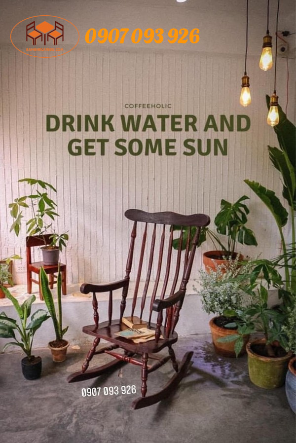 Chọn ghế theo tone màu chủ đạo của quán