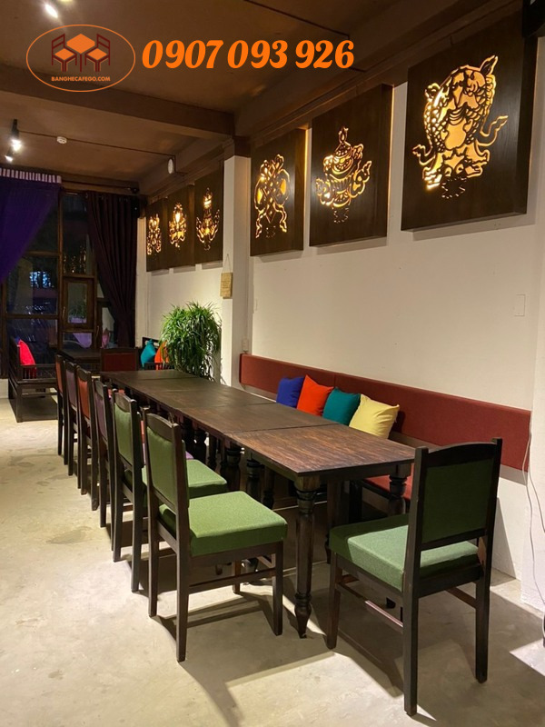 Bàn ghế gỗ cho nhà hàng