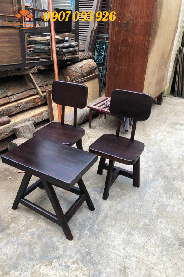 bàn ghế gỗ cà phê bàn ghế