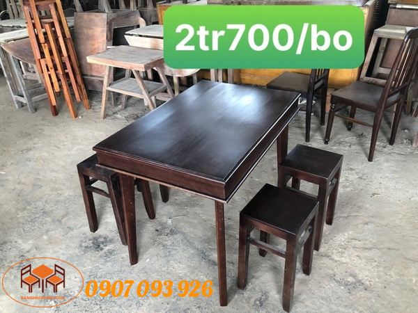 Mua bàn ghế nhà hàng nên chọn địa chỉ uy tín