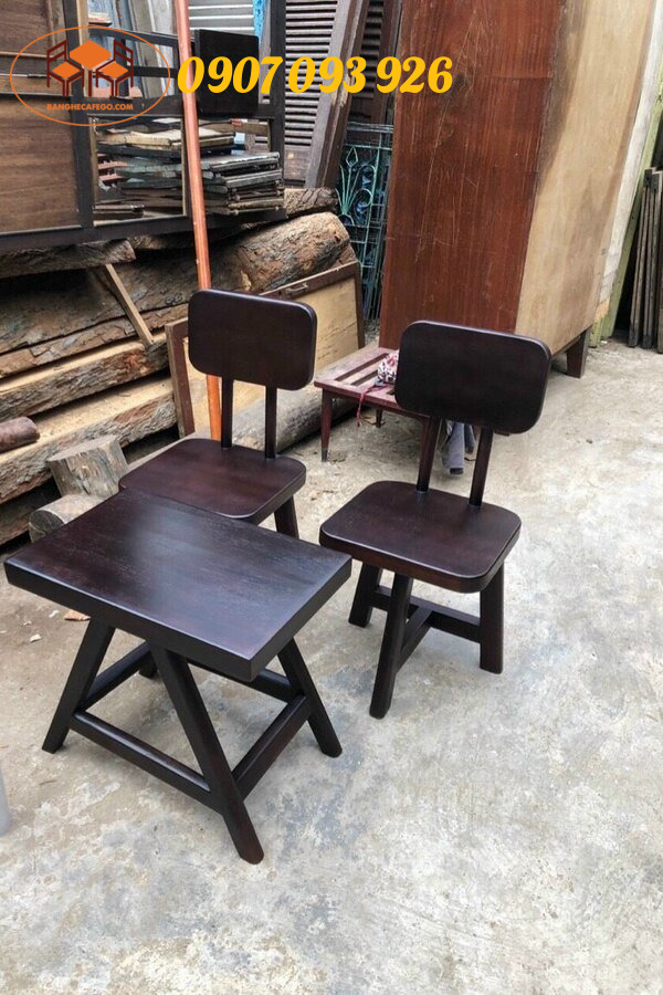 bàn ghế cà phê gỗ Bàn ghế