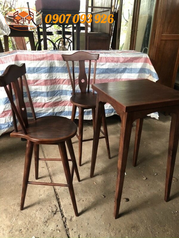 Mẫu ghế gỗ lưng cao